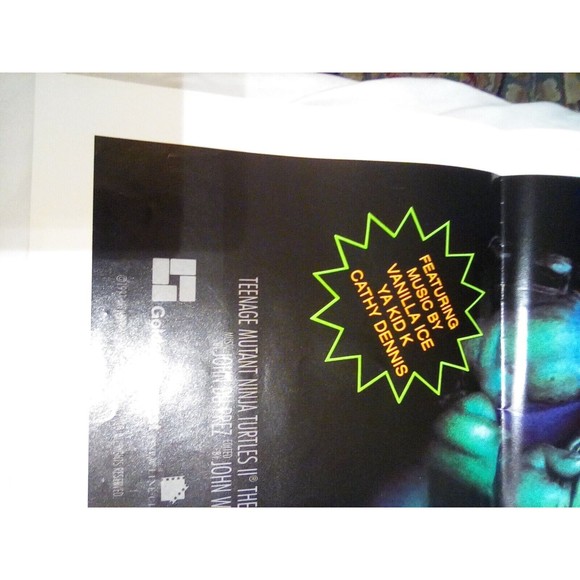 1991 teenage mutant ninja turtles 2 the secret of the ooze movie poster - Picture 5 of 6